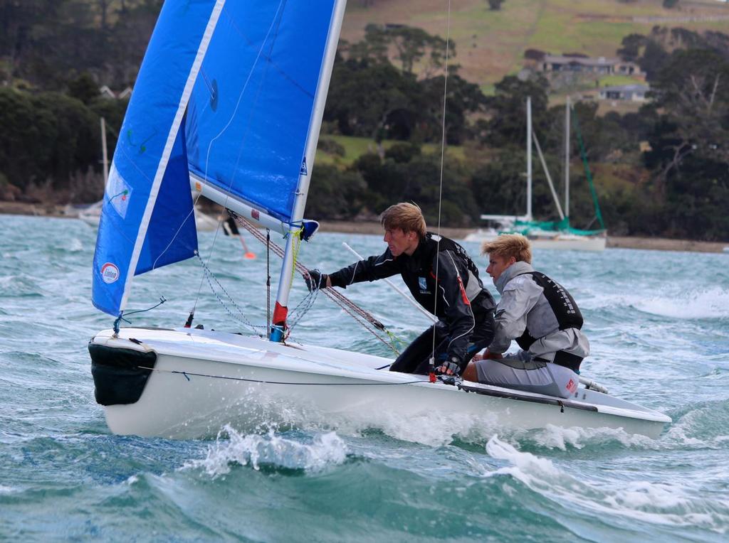 Kerikeri team in action - Secondary School Team Sailing Nationals © Susanna Buckton